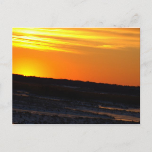 Sunset Photo Postcard (Front)
