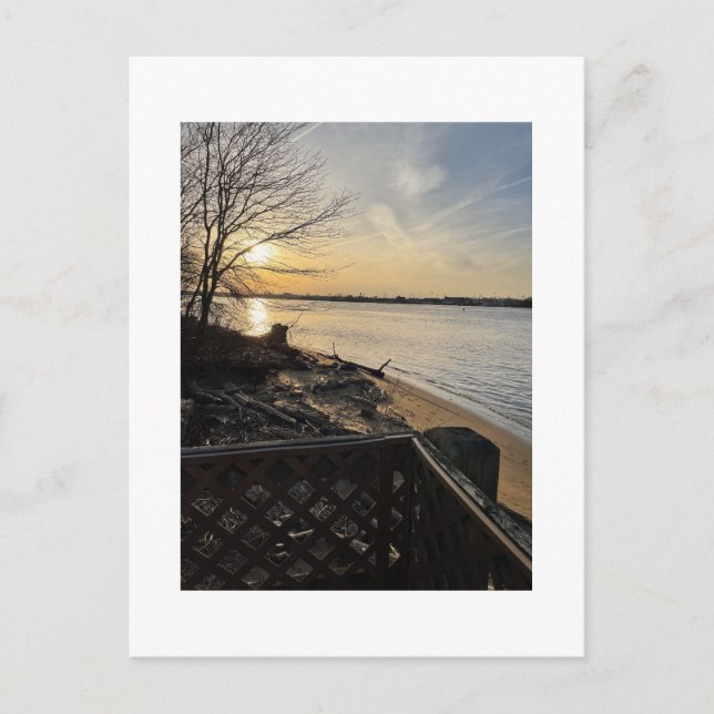 Sunset Photo Postcard (Front)