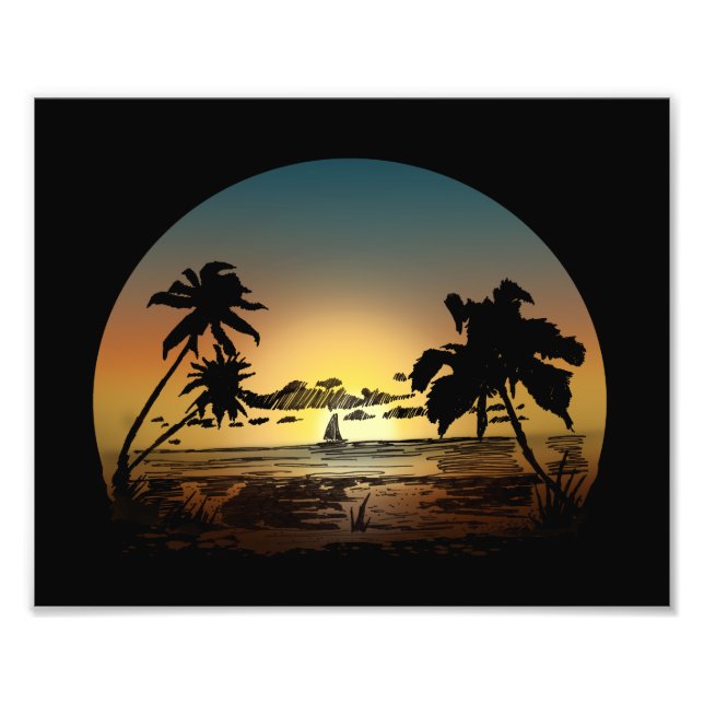 Sunset Photo Print (Front)