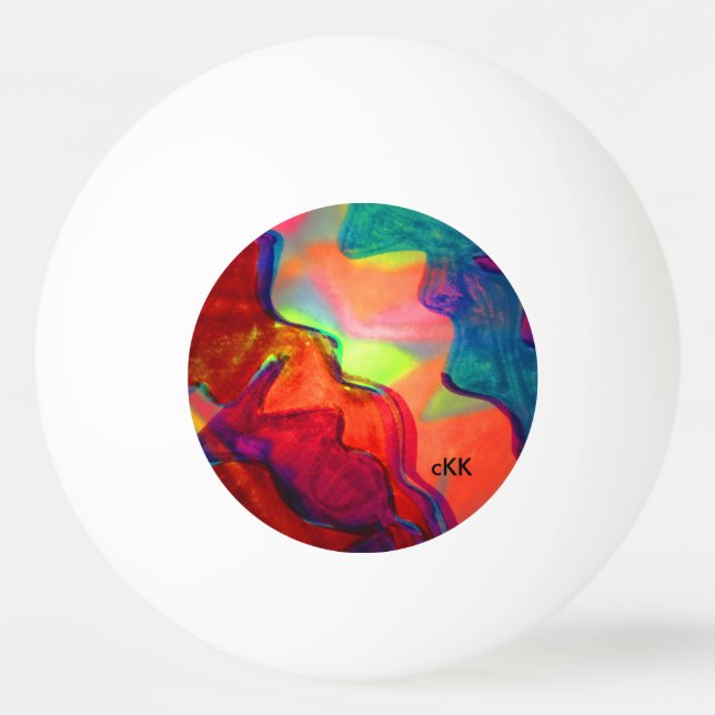 sunset ping pong ball (Front)