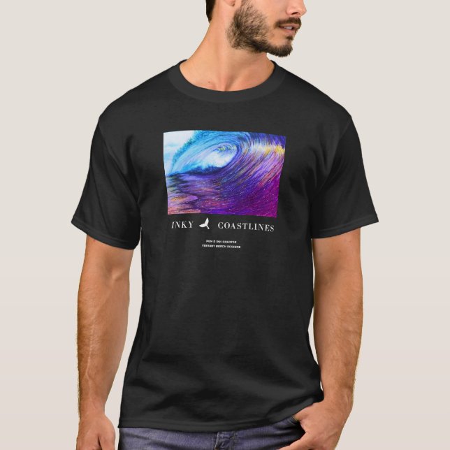 Sunset Pipeline Men's Wave tee (Front)