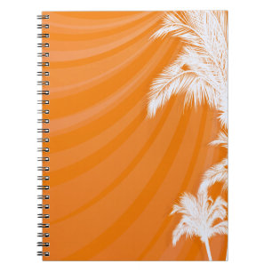 Sunset Plam Trees Notebook