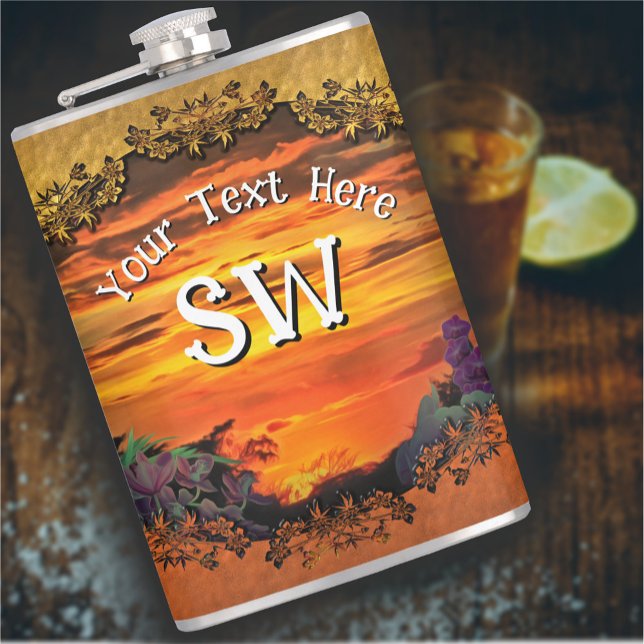 Sunset Plaza Marina 2584 Hip Flask (Creator Uploaded)