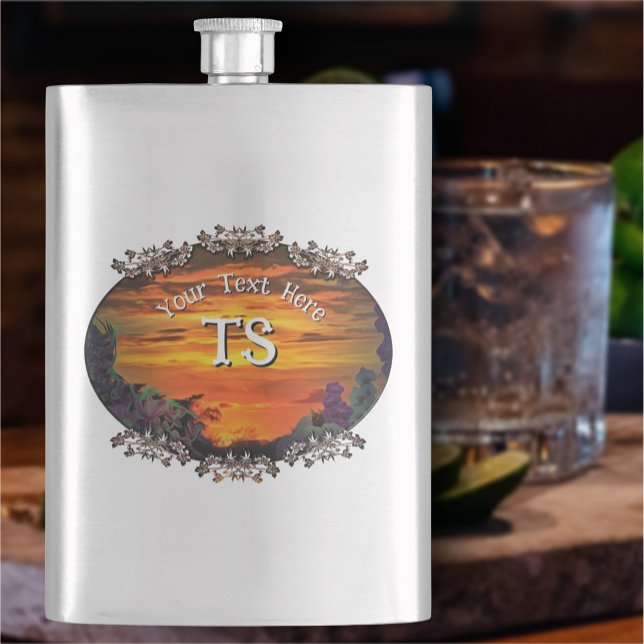 Sunset Plaza Marina 2584 Hip Flask (Creator Uploaded)