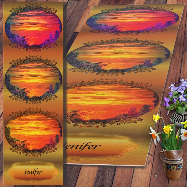 Sunset Plaza Marina 2584 Yoga Mat (Creator Uploaded)