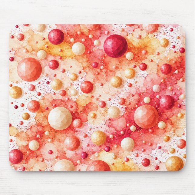 Sunset Poly Bubbles  Mouse Mat (Front)