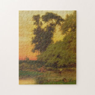 Sunset, Pompton, NJ Jigsaw Puzzle
