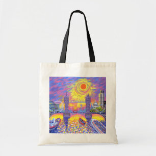 Sunset:Pool Of London 2013 Tote Bag