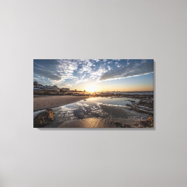 Sunset, Port Elizabeth, South Africa Canvas Print (Front)