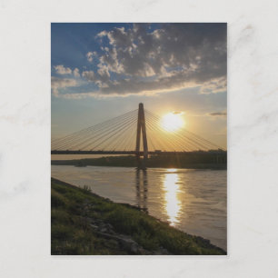 sunset postcard