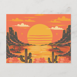 Sunset Postcard