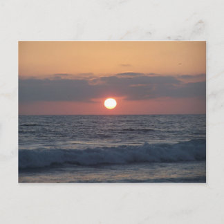 sunset postcard