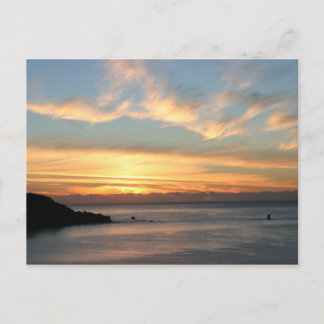 sunset postcard