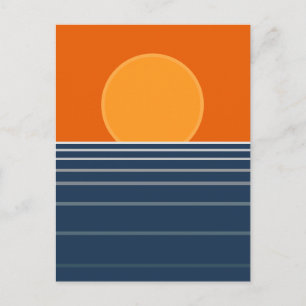 Sunset postcard