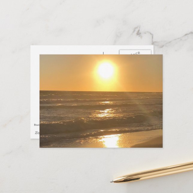 Sunset Postcard (Front/Back In Situ)