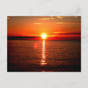 Sunset postcard