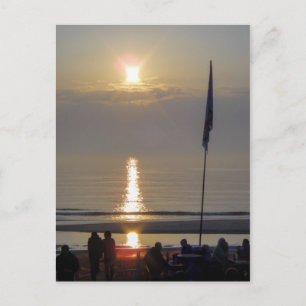 sunset postcard