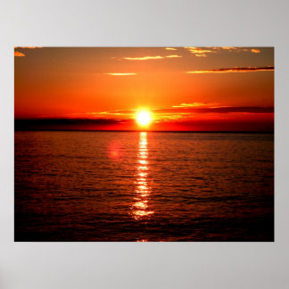 Sunset poster