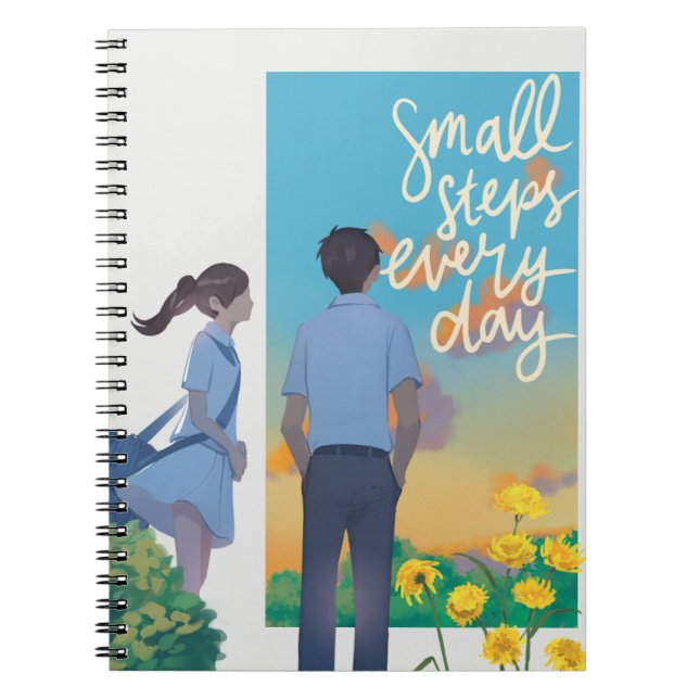 Sunset Promises - Notebook realistic anime art  (Front)