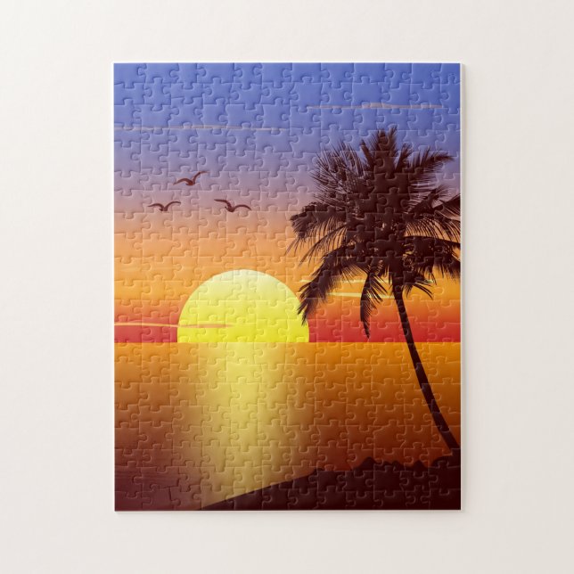 Sunset puzzle (Vertical)