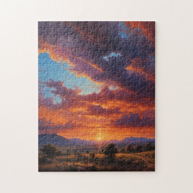 Sunset puzzle (Vertical)