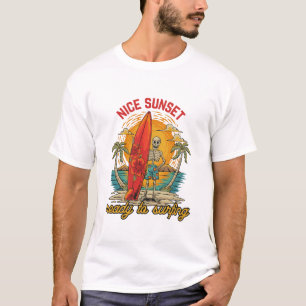 sunset ready to surfing  T-Shirt