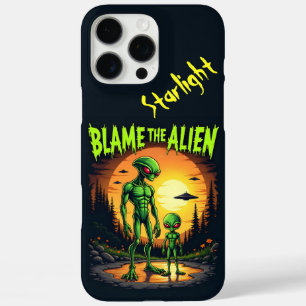 Sunset Reflection Highlights Alien Mystery iPhone 16 Pro Max Case
