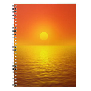 Sunset Reflection Notebook