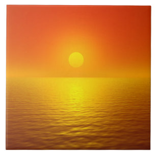 Sunset Reflection Tile