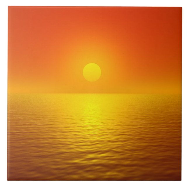 Sunset Reflection Tile (Front)