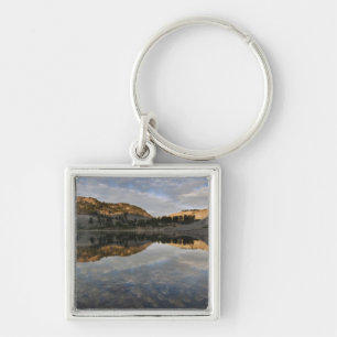 Sunset reflections on Lake Helen, Lassen Key Ring