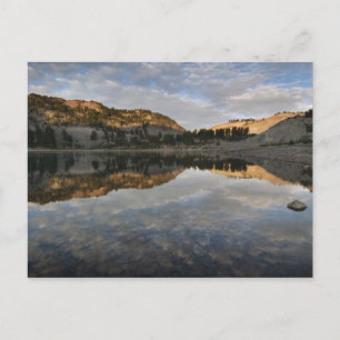 Sunset reflections on Lake Helen, Lassen Postcard
