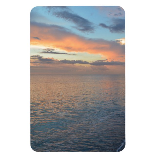 Sunset Reflections On The Water Magnet (Vertical)