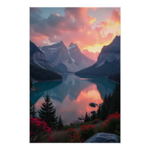 Sunset Reflections Poster