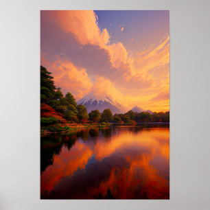 Sunset Reflections Poster