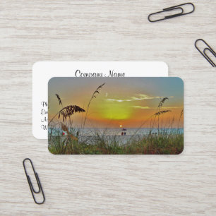 Sunset Retirement 11 Business Cards #11