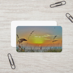 Sunset Retirement 11 Business Cards #11