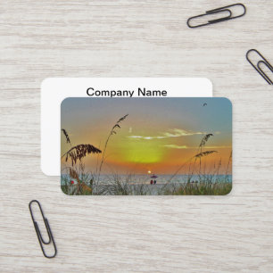 Sunset Retirement 11 Business Cards #11