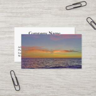 Sunset Retirement Business Cards