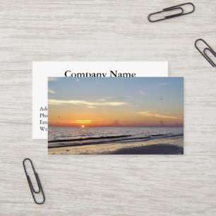 Sunset Retirement Business Cards #14