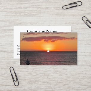 Sunset Retirement Business Cards #14
