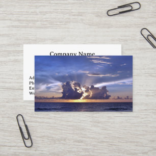Sunset Retirement Business Cards #15
