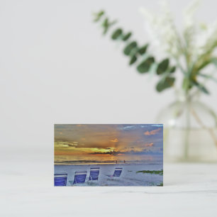 Sunset Retirement Business Cards #56A