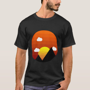 Sunset Retrowave Vintage Synthwave Sun T-Shirt