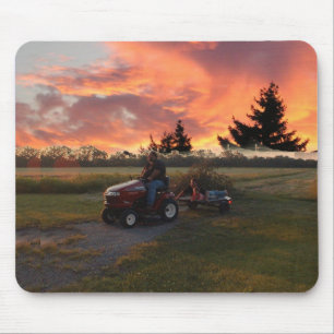 sunset ride mouse mat