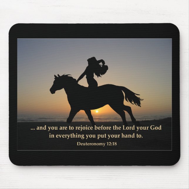 Sunset Ride Mousepad (Front)