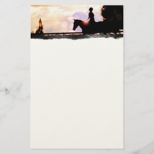 Sunset Ride Stationery