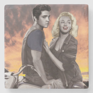 Sunset Ride Stone Coaster