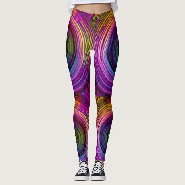 Sunset Ripple Leggings (Front)