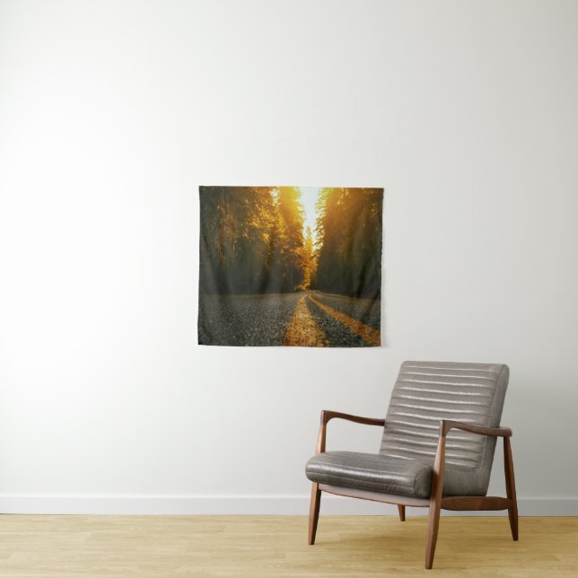 Sunset Road Tapestry (In Situ (Horizontal))